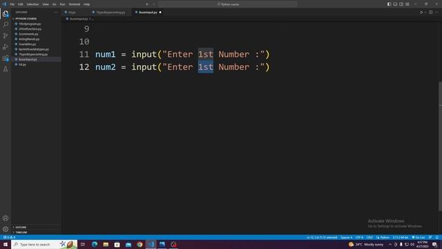 8. User input in Python - input() function in Python- With Code and Notes смотреть онлайн