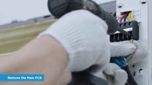 Демонтаж настенного сплит-блока Midea GAIA Разборка Снятие Кондиционера