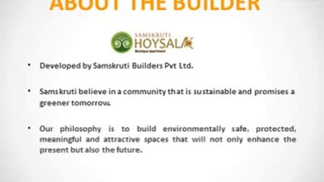 Samskruti Hoysala Bangalore