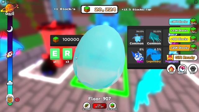 311 Milyon MİNECRAFT BLOĞU İLE KULE YAPTIM ? Roblox +1 Blocks Every Second смотреть онлайн