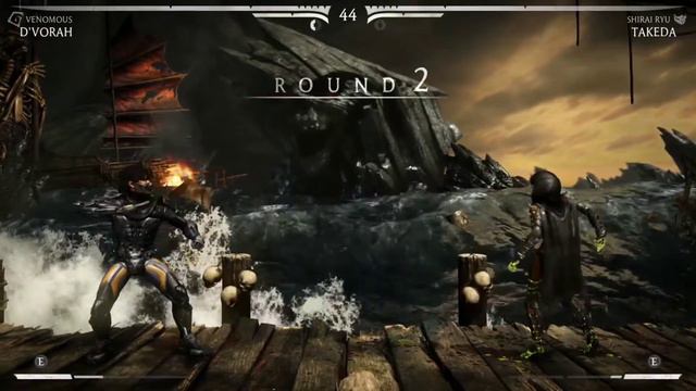 Mortal Kombat: Me as D'Vorah Vs Takeda| Fatality смотреть онлайн