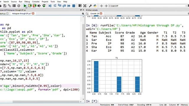 XII-Creation of Histogram # 3.1.3 (IP-Python Class XII) смотреть онлайн