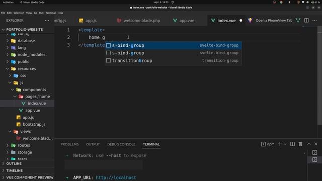Website Portfolio with Laravel and Vue js | installing and setup website смотреть онлайн