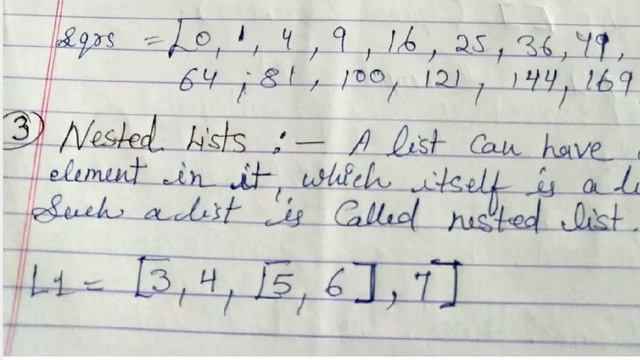 Class-12 Computer List in Python (video-1) смотреть онлайн