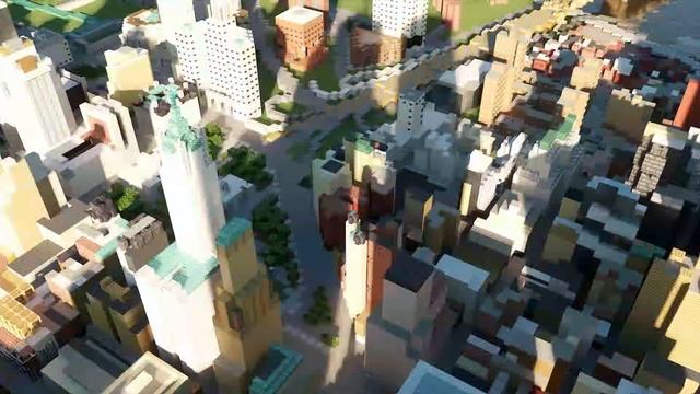 New York City 1/9' Scale (Minecraft) смотреть онлайн