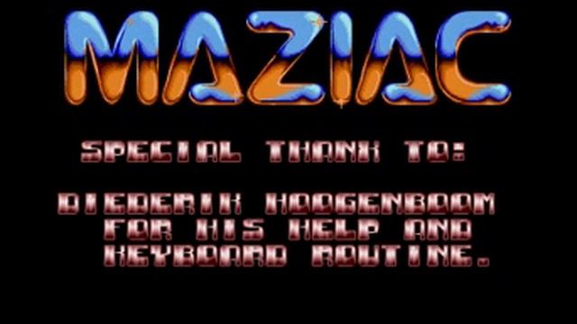 Maziac Preview For Atari ST