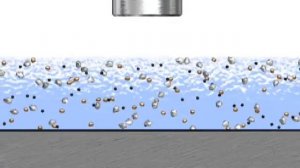 Демонстрация ультразвуковой обработки материала