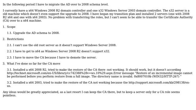 DevOps & SysAdmins: Windows 2003 x32 CA to Windows 2008 x64 CA migration смотреть онлайн