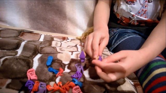 Обувь для Барби с Алиэкспресс. Распаковка и примерка. смотреть онлайн