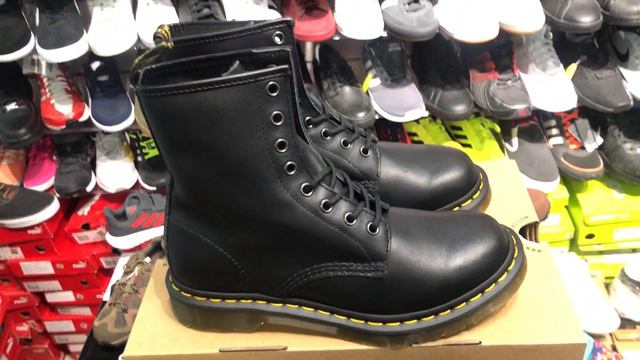 БОТИНКИ DR. MARTENS 1460 W BLACK NAPPA смотреть онлайн