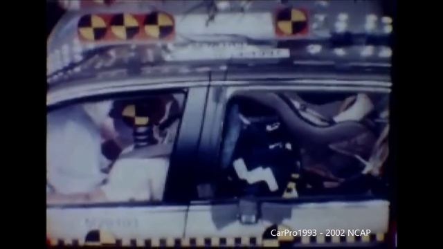 2002-2003 Cadillac DeVille NHTSA Full-Overlap Frontal Crash Test смотреть онлайн