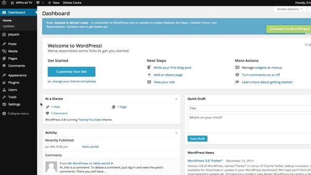 How to use Wordpress Dashboard - Learn to Use Wordpress (Part 3 of 12) смотреть онлайн
