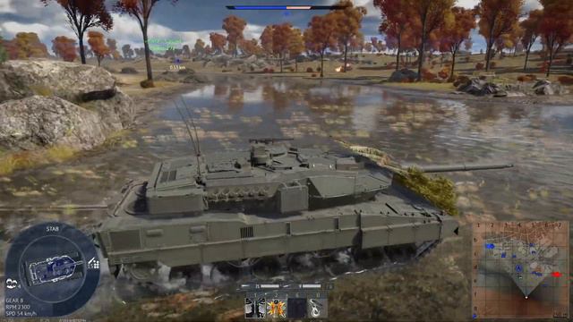 ملك التوب تير في وار ثاندر leopard 2A7V war thunder gameplay смотреть онлайн
