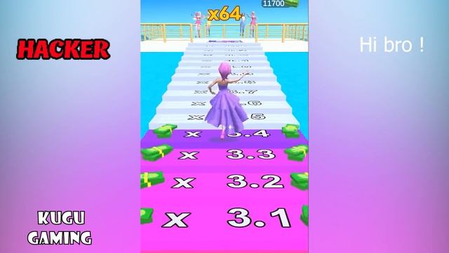 NOOB vs PRO vs HACKER vs GOD - Money Rush: Music Race 3D смотреть онлайн