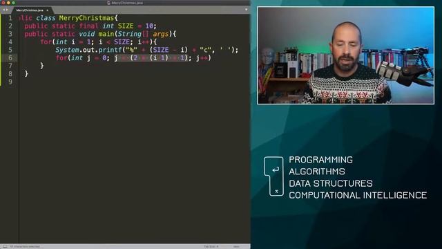Cryptic Java Program with a Hidden Christmas message смотреть онлайн