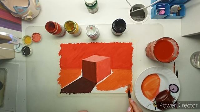 Цветовые гармонии родственных цветов. смотреть онлайн