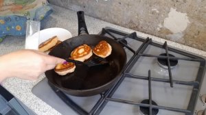 пышные оладьи рецепт / оладьи на ряженке / как приготовить оладушки