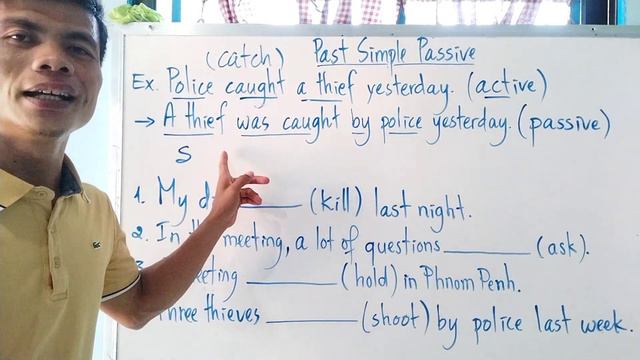 Past Simple Passive, Grammar lesson смотреть онлайн