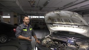 Вибрация двигателя и шумы Kia Rio: видеоэндоскоп и пневмотестер. №36