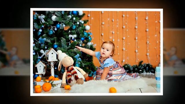 Новогодняя детская фотосессия. Фотограф Н.Преображенская смотреть онлайн