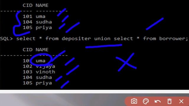 Set operations in SQL- (Tamil). #SetOperations #DBMS смотреть онлайн