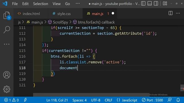 Portfolio Website HTML CSS And JavaScript | Responsive And Mobile First - part 8 смотреть онлайн