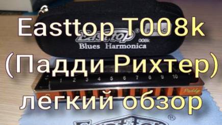 Легкий обзор губной гармоники Easttop T008k в настройке "Падди Рихтер". смотреть онлайн