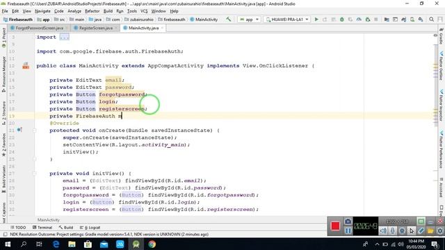 Firebase Authentication with Email & Password Using Android (Part 2) смотреть онлайн