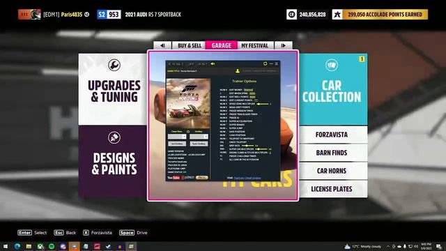 Forza Horizon 5 Cheat/Hack | Forza New MOD MENU | Free Money & Cars & Wheelspins