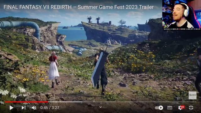 ESTO QUÉ ES!! FINAL FANTASY VII REBIRTH, NUEVO TRÁILER y FECHA - Mi REACCIÓN del SUMMER GAME FEST смотреть онлайн