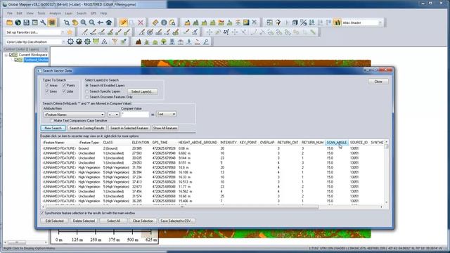 LiDAR Editing and Filtering in Global Mapper смотреть онлайн
