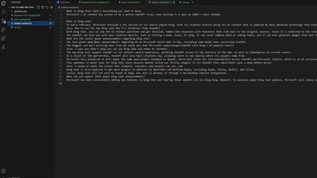How To Rank On First Page Of Google With ChatGPT & Python ? смотреть онлайн