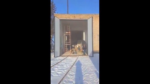 Открытие больших ворот вручную АСА Про смотреть онлайн
