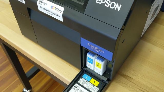 IPSi Print Lab - Epson ColorWorks C6500: Ink Cartridge Replacement смотреть онлайн