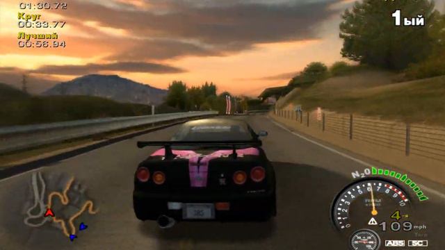 Рекорд времени на трассе La 5 в Street Racing Syndicate смотреть онлайн