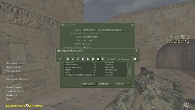 CS 1.6 HL2GO ONLY DUST HACK Player I try to be legit but no. смотреть онлайн