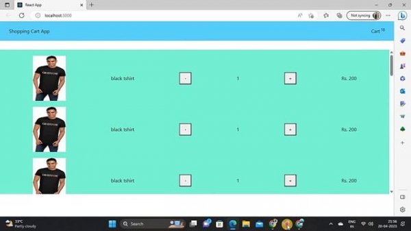 Explanation Add to Cart Process In React Js.Sopurce code Available