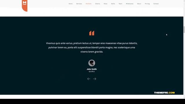Meelo - Corporate One Page WordPress Theme page builder onepage Kanae смотреть онлайн