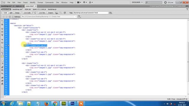 Bootstrap Advanced Tutorial in Hindi #4 смотреть онлайн