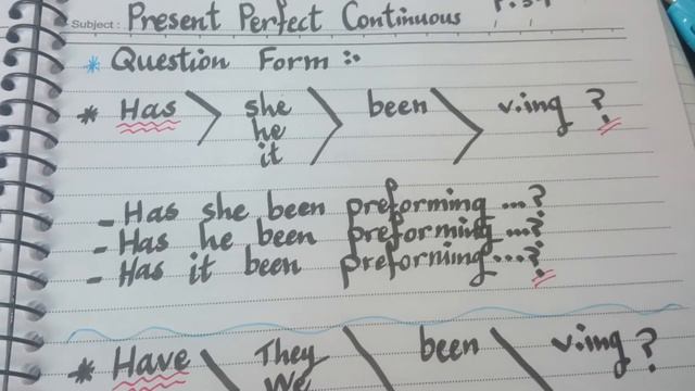 6th Grade Present Perfect Continuous -7 смотреть онлайн
