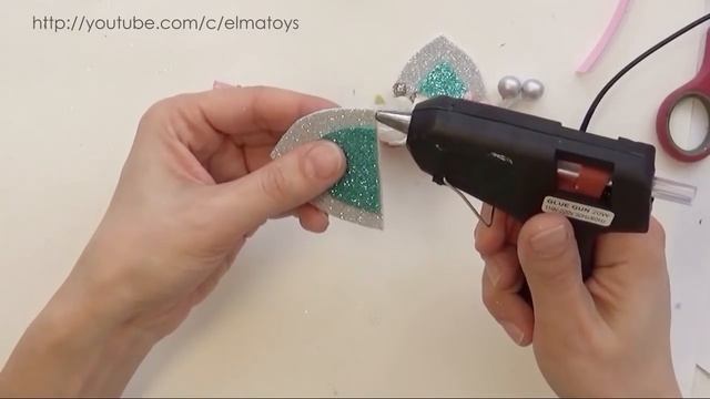 Заколки "Котоушки" из фоамирана за 20 минут | Elma-toys смотреть онлайн