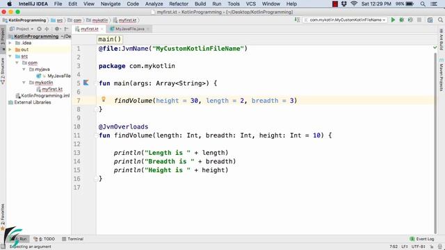 Kotlin Functions: Named Parameters #7.6 смотреть онлайн