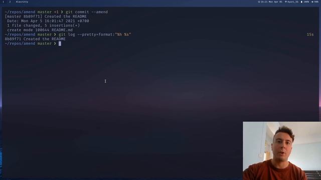 Fixing Your Last Commit with Git Amend смотреть онлайн