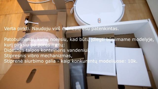 Xiaomi Mi #robot #vacuum Mop 2 Pro, baltas #robotas #siurblys #review #apžvalga смотреть онлайн