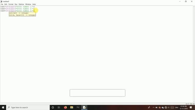 PYTHON Programming ( how to add three numbers and print their sum ) in python language CLASS 11.. смотреть онлайн