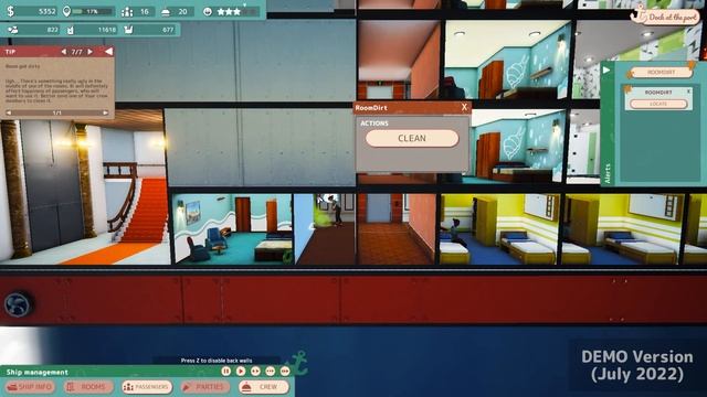 Cruise Ship Manager | Demo Playthrough | Light Commentary | FIRE!! смотреть онлайн