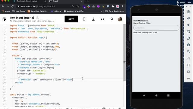React Native Tutorial: Handling Text Input #14 | Pemrograman Mobile #reactnative смотреть онлайн