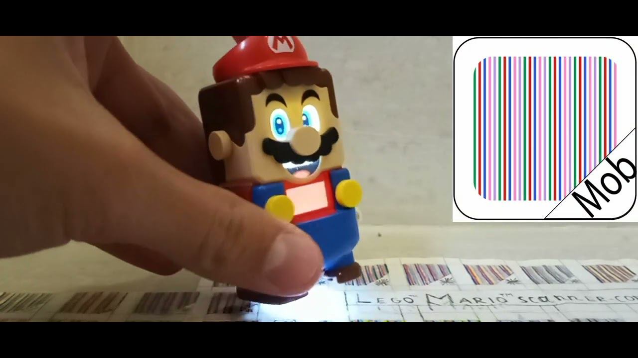 Lego Super Mario! Character barcode draw version check in my catalog! #shorts смотреть онлайн