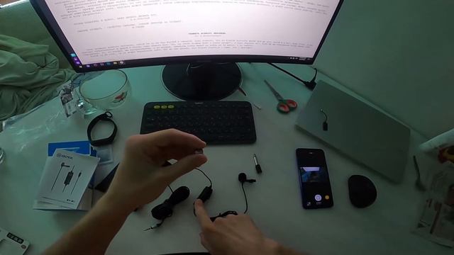 Обзор микрофона-петлички BOYA BY-M1 с тестом звука смотреть онлайн