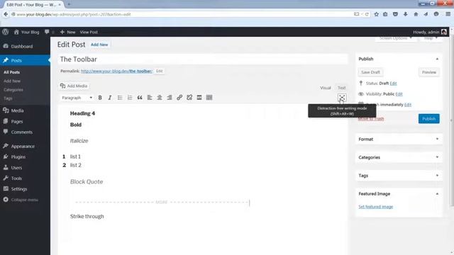 What you will find in WordPress Classic Editor Toolbar? смотреть онлайн